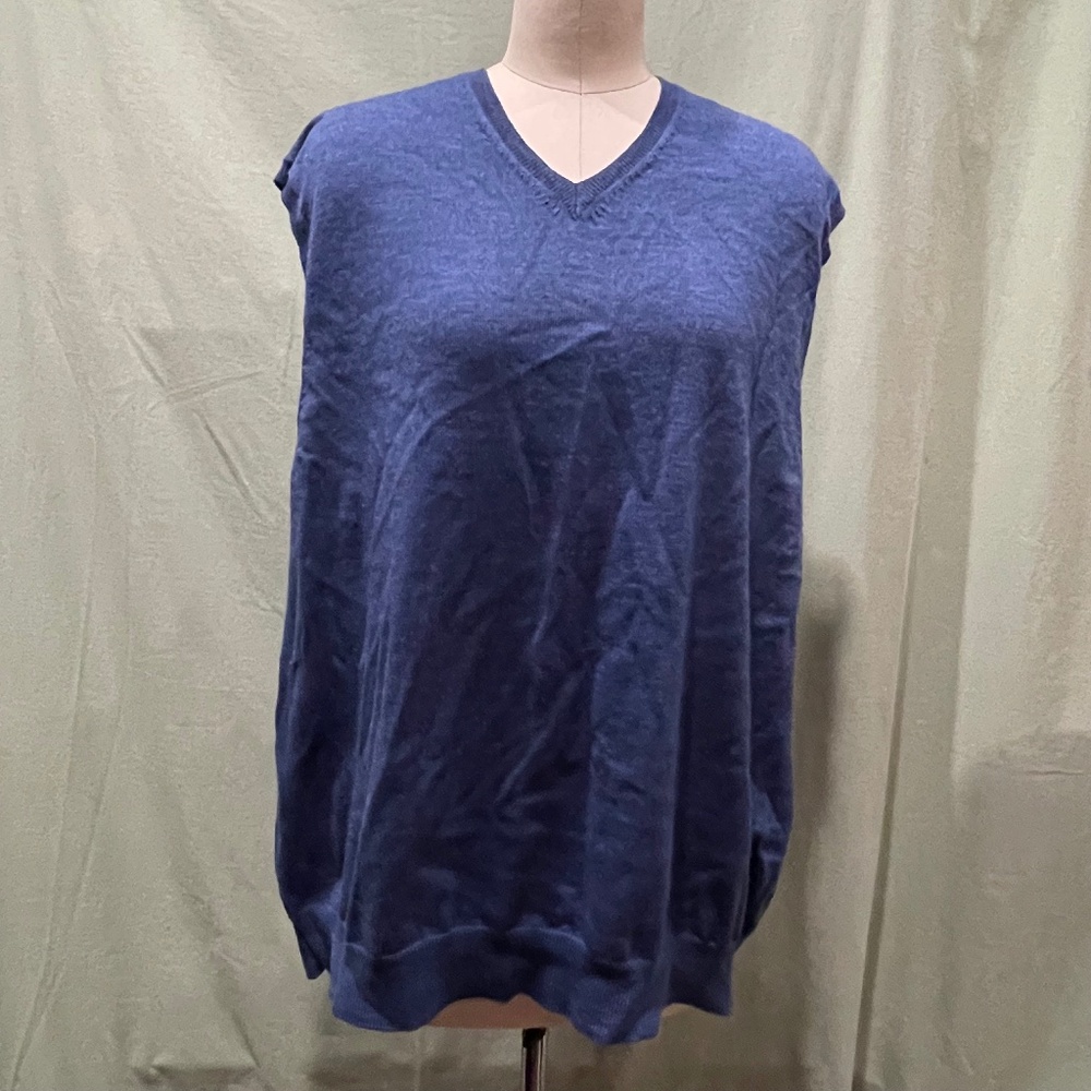 Club Room Sweater Vest - Men's XXL Merino Wool